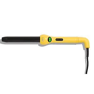 Máy Uốn Kỹ Thuật Số Bằng Sứ Phủ Tourmaline PYT Digital Curling Wand 25mm - Màu Vàng - Nhiệt Hồng Ngoại XaMàu Vàng - Tặng Kèm Găng Tay Chịu Nhiệt