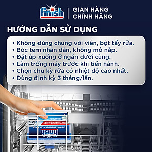 Combo phụ gia: Nước làm bóng 500ml + Dung dịch vệ sinh máy 250ml + Muối rửa chén bát 1kg