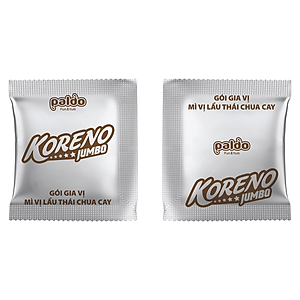 Thùng 8 Lốc Mì vị Lẩu Thái chua cay Koreno Jumbo 500g