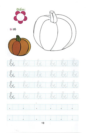 Sách Chuẩn Bị Cho Bé Vào Lớp 1: Tô Chữ Cái Và Tô Màu (Quyển 1)