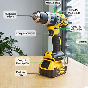 Máy khoan pin 18V Dewalt DCD796M2