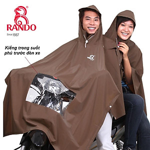 ÁO MƯA CỔ RÙA 2 NÓN CAO CẤP KIẾNG - RANDO
