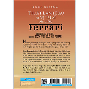 Sách Thuật Lãnh Đạo Từ Vị Tu Sĩ Bán Chiếc Ferrari