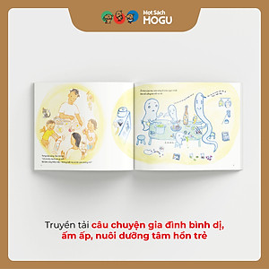 Truyện Ehon bé 3-4-5 tuổi - Một ngày của gia đình ma