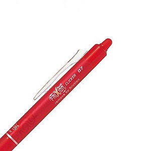 Bút Bi Bấm Xóa Được Pilot Frixion 0.7mm - Màu Đỏ