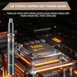 Máy tỉa lông mũi Kemei KM-323 dùng pin sạc USB tiện lợi - Hàng chính hãng