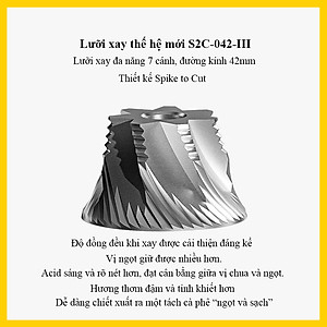 Cối xay cà phê Timemore C5 ESP | Lưỡi xay thế hệ mới – S2C-042-III - Hàng chính hãng Timemore