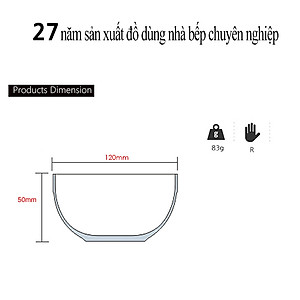[HÀNG CHÍNH HÃNG] Bát inox giữ nhiệt bằng thép không gỉ, hút chân không giữ thành và lòng bát của GGOMi Hàn Quốc