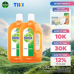 Combo 2 dung dịch diệt khuẩn 1L