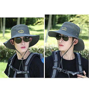 Mũ Nón Vành Che Nắng Chống Tia UV Travellers Có Dây Đeo Tiện Dụng Khi Đi Câu Cá Leo Núi