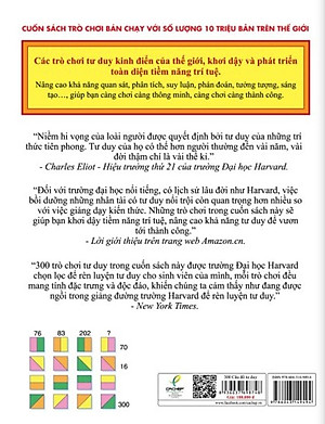Sách 300 Câu Đố Tư Duy Của Sinh Viên Trường Đại Học Harvard