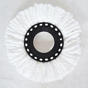 Bông Lau Nhà 360 Độ Sợi Microfiber Thấm Hút Nhanh, Màu Ngẫu Nhiên - Hàng chính hãng 