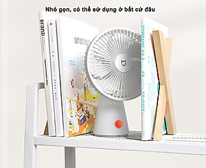 Quạt Tích Điện Để Bàn Xiaomi Mijia Phiên Bản 2023 Không Gian Sử Dụng 10-20m2 Sử Dụng 18 Giờ Liên Tục - Hàng Chính Hãng