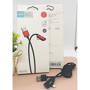 Cáp Sạc Nhanh Collen, Tích Hợp Tai Nghe Đầu Ngang Gaming, Chống Đứt, Chống Rối, dành cho iPhone XS max/11/11 Pro max ( Màu ngẫu nhiên ) - Hàng Chính Hãng