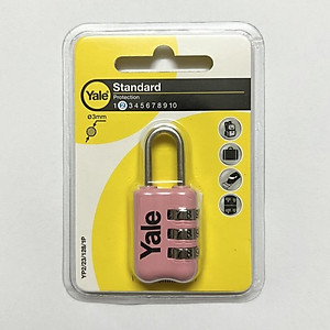 Ổ khóa số Yale YP2/23/128/7 rộng 23mm nhiều màu dùng khóa vali hành lý - MSOFT