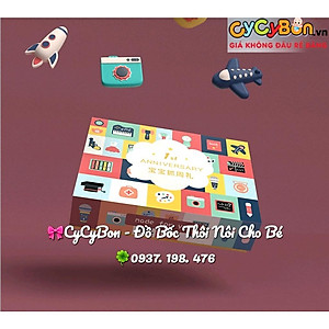 Hộp Quà Bốc Thôi Nôi Cho BÉ TRAI 1 Tuổi - Có 20 Món Mô Tả Chi Tiết Các Ngành Nghề Tương Lai - Siêu HOT