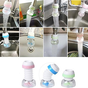 Vòi Rửa Chén Bát Hoa Sen Xoay 360 Độ Chống Văng Chống Bắn Đầu Vòi Nước Mở Rộng Tiết Kiệm Nước Tiện Ích Cho Mọi Gia Đình