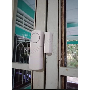 Chuông báo động chống trộm gắn cửa không dây cảm ứng từ, kêu to có công tắc, Chất lượng cao, bền bỉ - Hàng chính hãng