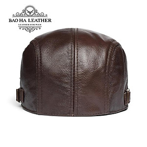 MŨ BERET NAM DA BÒ CAO CẤP BHY1907 | BAO HA LEATHER