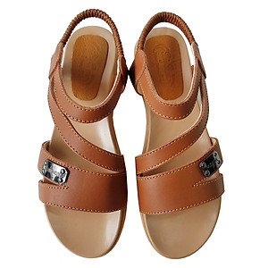 Giày Sandal Nữ BIGGBEN Da Bò Thật SDN42
