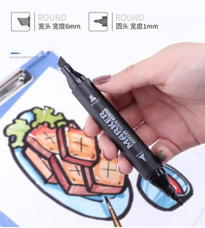 Bút màu Marker BAOKE MP2911