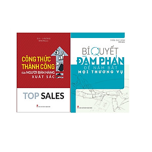 Combo 2 cuốn Công thức thành công của người bán hàng xuất sắc + Bí quyết đàm phán để nắm bắt mọi thương vụ