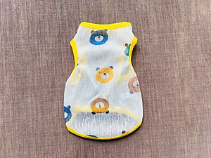 ÁO THUN BA LỖ THÔNG HƠI SIÊU CUTE TỪ 1-7KG DÀNH CHO THÚ CƯNG CHÓ MÈO