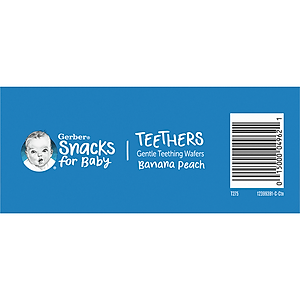 Bánh Gạo Gerber vị Chuối Đào 48g cho trẻ trên 7 tháng tuổi