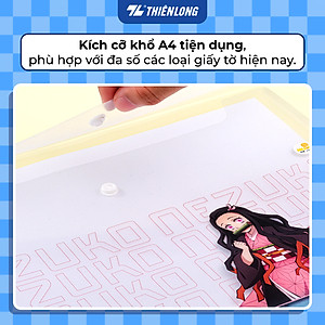 Combo 2 Bìa nút Thiên Long - Bìa tài liệu A4 CBF-008/DS - Phiên bản Demon Slayer