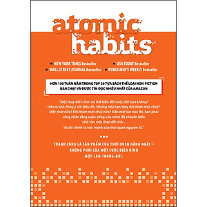Sách Thay Đổi Tí Hon - Hiệu Quả Bất Ngờ Atomic Habits (Tái Bản Lần 4)