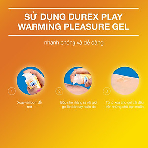 Gel bôi trơn Durex Play Warming 100ml / chai + Tặng bao cao su INNOVA Siêu gai
