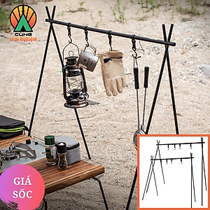  Giá Treo Đồ Tiện Lợi Thiết Kế 4 Móc dùng Cho Du Lịch Dã Ngoại Cắm Trại NatureHike NH19BJ082