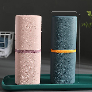 Hộp Đựng Bàn Chải, Kem Đánh Răng, Lược, Khăn Mặt KUNBE, Hộp Đựng Đồ Mang Đi Du Lịch Tiện Lợi Nhiều Màu Sắc