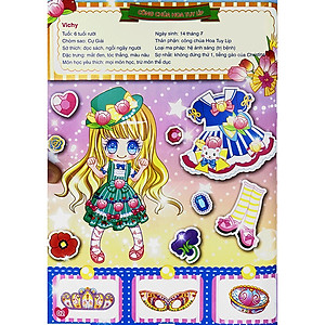 Sách 1000 Hình Dán Trang Phục Công Chúa - Công Chúa Hoa Tuy Líp (Tái Bản)