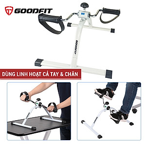 Xe Đạp Tập Thể Dục Mini Tháo Lắp Tại Nhà, Văn Phòng Chính Hãng GoodFit GF003MB