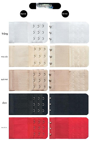Móc Nối Tăng Size Áo Ngực 2 Móc 58S – Phụ Kiện Nâng Cấp Dây Áo Ngực Tiện Lợi