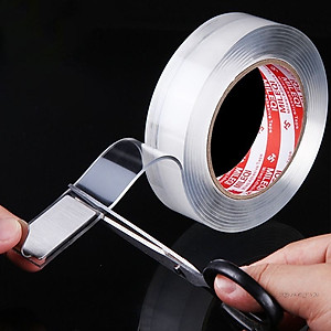 3cmx5m Băng keo dán nano 2 mặt siêu dính trong suốt dày 1mm dài 5m rộng 3cm Băng Dính Đa Năng Chống Nước - Nhiều Kích Cỡ [Hàng Cao Cấp Loại Dày 1mm] – Chọn Chiều Dài – Siêu Bám Dính