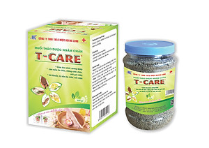 Muối Thảo Dược Ngâm Chân T-Care 600gr (Chứa bốn loại thảo dược và muối khoáng, là phương pháp hỗ trợ trị liệu đông y cổ truyền, chăm sóc toàn diện sức khỏe và đôi chân của bạn)