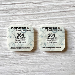 Pin Renata SR621SW 364 Thuỵ Sĩ Viên Rời Cho Đồng Hồ Đeo Tay