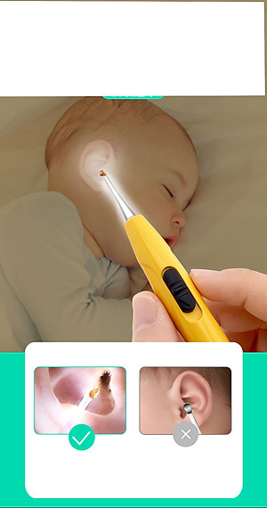 Bộ dụng cụ lấy ráy tai, rỉ mũi, cắt móng cho bé kèm hộp đựng da cao cấp