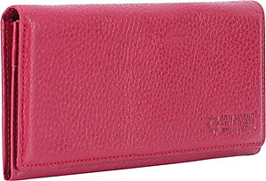 Bộ Thắt Lưng Và Ví Nữ Da Bò Huy Hoàng HT5111-HT3121 (Đỏ)