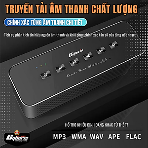 Loa Nghe Nhạc Bluetooth Cyboris T3, Loa siêu Bass Công suất 65W, Chống nước IPX5, Pin 6600mAh. Hàng Chính Hãng
