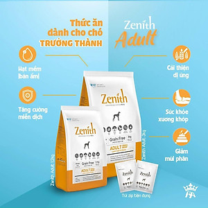 Thức Ăn Hạt Mềm Cho Chó Lớn Vị Thịt Cừu Và Khoai Tây Zenith Adult Grain Free - YonaPetshop