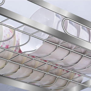 Kệ chén bát thông minh chất liệu inox cao cấp không han gỉ 1 tầng tiết kiệm không gian gia đình - Hàng loại 1