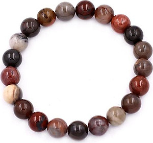 Vòng tay chuỗi hạt gỗ hóa thạch 8 ly 21 hạt - hợp tất cả các mệnh