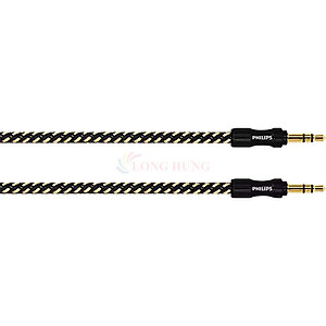Cáp AV nối dài 3.5mm dây dù Philips Audio Cable SWA9234B - Hàng chính hãng