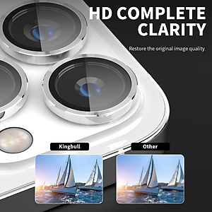 Kính Camera Titanium Dành Cho Iphone 15 Pro/ Iphone 15 Promax MIPOW KINGBULL TITANSHIELD PROTECTOR – Hàng Chính Hãng