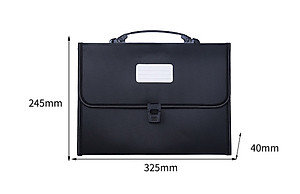 Cặp Đựng Tài Liệu Văn Phòng Phẩm NASI TL1003 nhiều ngăn khổ A4 13 ngăn phân trang tiện lợi tập file đựng lưu trữ hồ sơ văn phòng học sinh sinh viên túi đựng tài liệu nhựa PP cao cấp