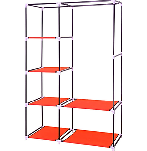 Tủ Quần Áo 2 Buồng 6 Ngăn Tiện Lợi, Tủ Vải 170cm Chất Lượng Cao Chắc Chắn, Vững Chãi - Hàng Chính Hãng miDoctor