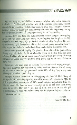 Giáo Trình Mạng Máy Tính  - Nguyễn Thế Lộc (ĐHSP)